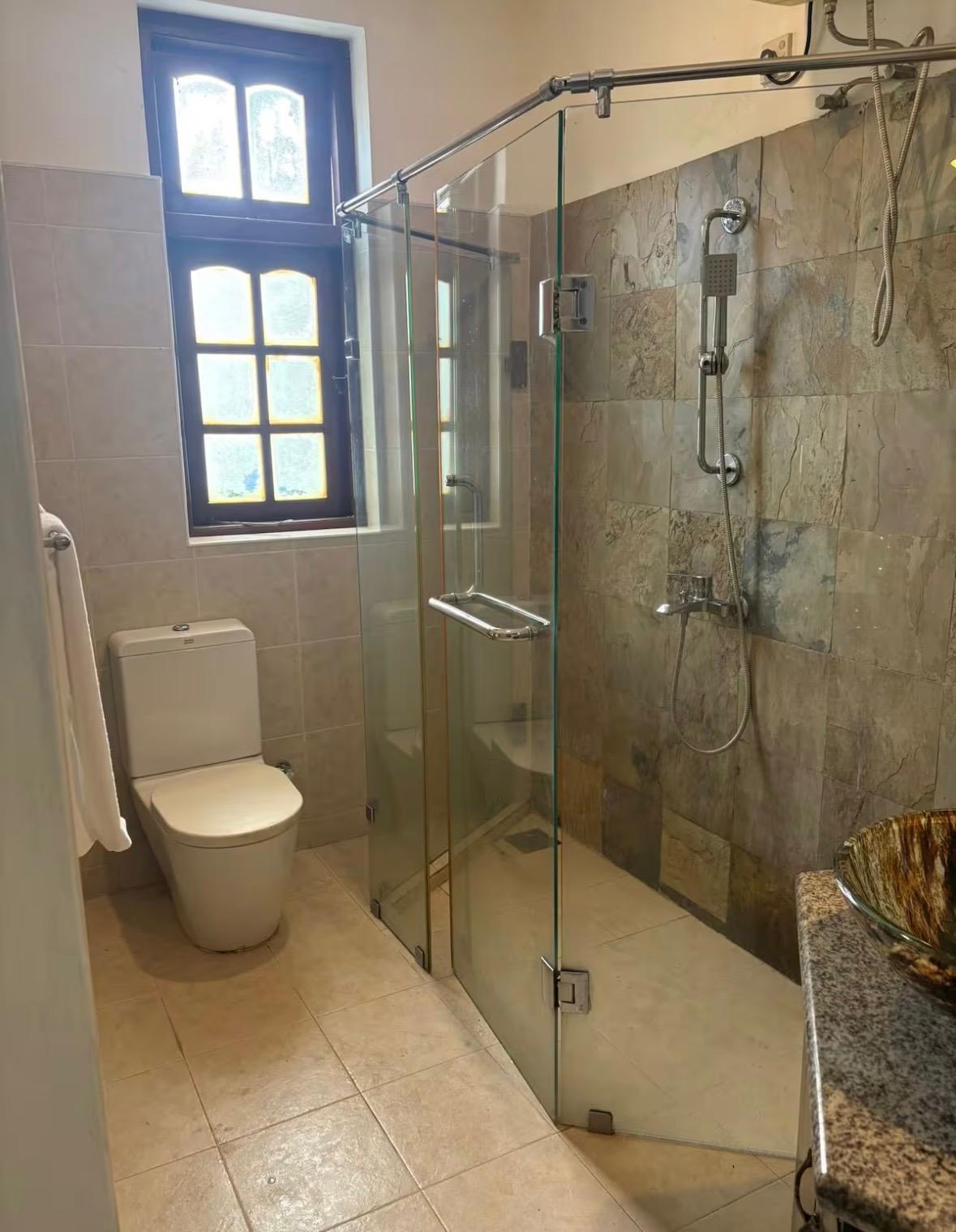 Luxurious bathroom with premium fittings